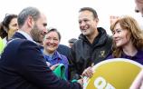Cathaoirleach of Offaly County Council presents the Taoiseach with unusual gift at Ploughing 2017