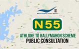 Public consultation on proposed new N55 route linking Ballymahon and Athlone