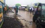 Watch: Paths at the ploughing championships now being closed due to flooding