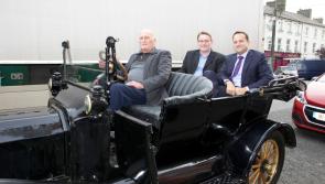 Leo Varadkar in Longford on Friday morning as Fine Gael leadership race cranks up a notch