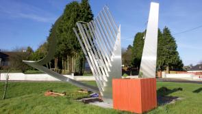 Harp sculpture in Granard destroyed after crash