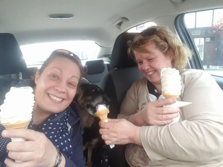 Mr Ceasar loves his ice cream