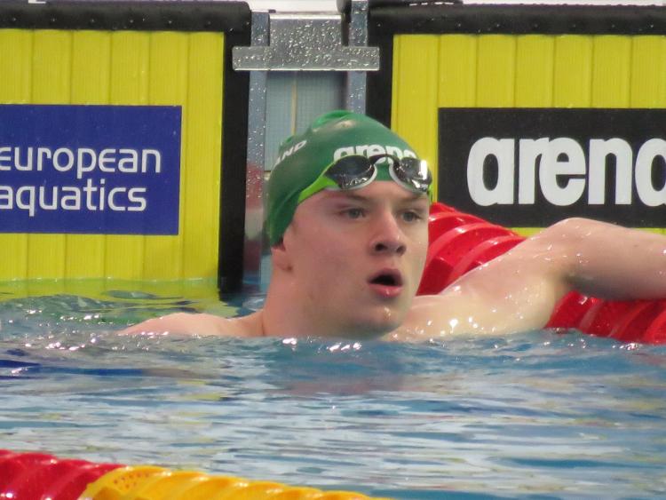 Gold medal and yet another Irish Junior record for Longford swimmer Gerry Quinn