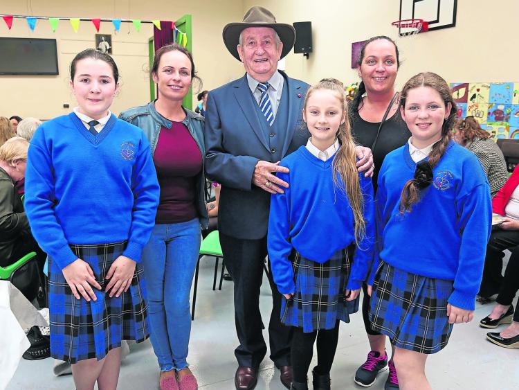 Four generations of the Stokes family at opening of Granard school extension