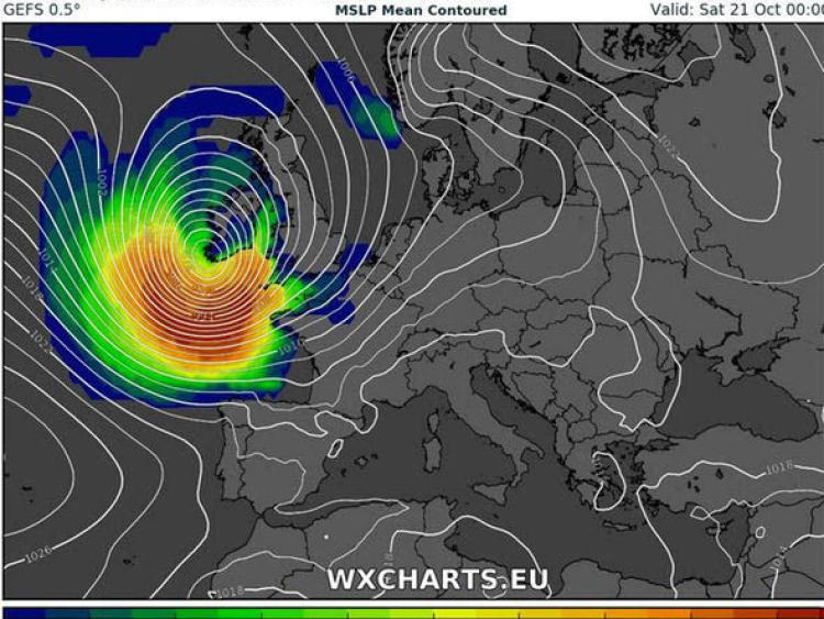 Weather Alert: Heavy rain and winds to hit Longford as #StormBrian peaks