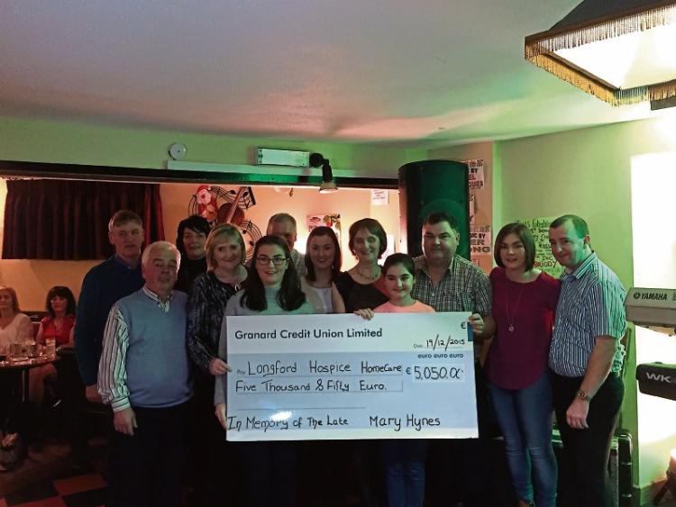 Family raise &euro;5,050 in memory of Mary