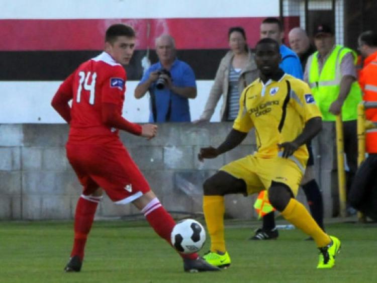 Don Cowan pictured in action for Longford Town against Shelbourne. Photo: Kevin Leavy/Declan Gilmore Photography