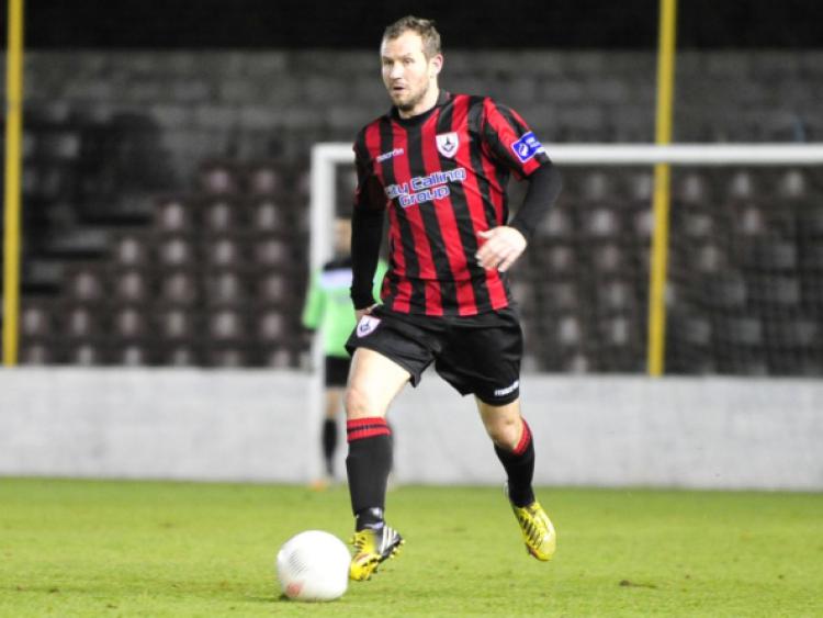 Pat Sullivan, pictured in action for Longford Town in the Airtricity League Premier Division.