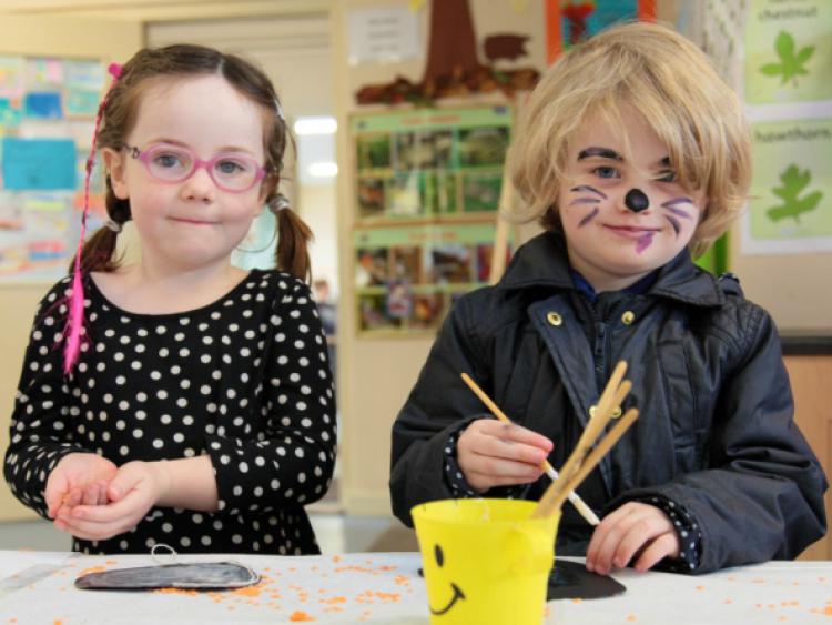 Maggie Bladen and Charlotte Regan enjoying last year's Aisling Children's Festival. Photo: Shelley Corcoran