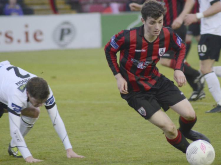 Ayman Ben Mohamed, who scored the all-important only goal in the league win over Bray Wanderers. Photo: Declan Gilmore