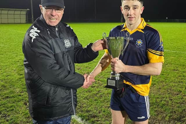 Team captain, Cathal Slattery, accepted the Intermediate Cup.
