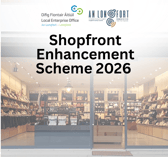 The scheme supports works that are visible from the street and help create welcoming town centres.