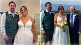 Colleen Duggan and Charles Pearl on their wedding day