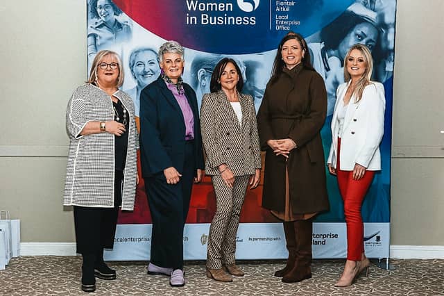 L-R: Elaine Bradley Ryan (Ideation Marketing), Allyson English (The Mody Collective), Áine Farrell (Áine’s Fashion & Lingerie), Carol McGowan (Heartfelt Gifts) and Catherine Kiveney (TheHen.ie)