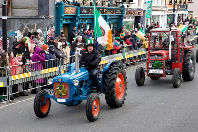 A previous St Patrick's Day parade in Longford town