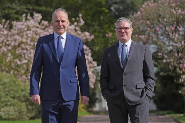 Speaking to reporters at Fota House in Co Cork, she said: “We’re militarily neutral, but we’re not neutral to any of the threats that exist at the moment.”