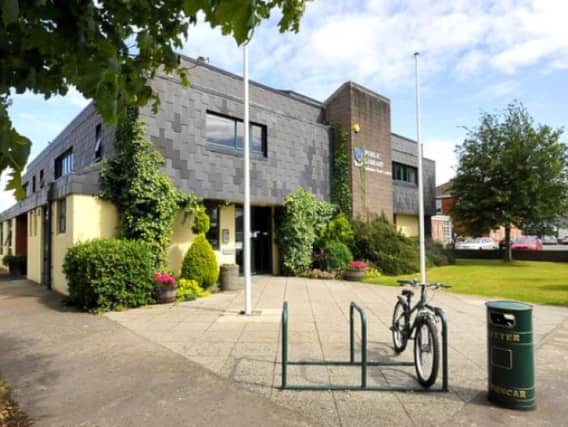 Gardaí were called after multiple requests were made by staff to two individuals to stop filming inside the library
