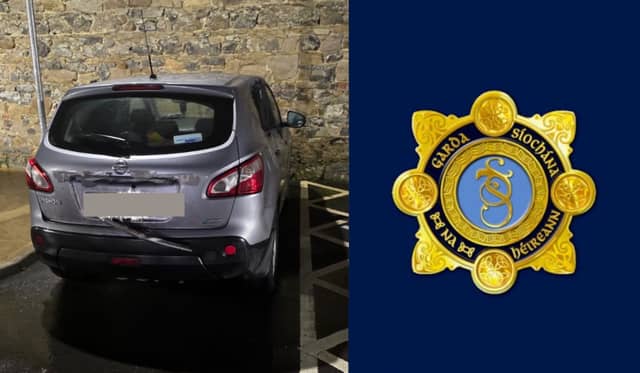 Photo taken by Longford Gardai following the arrest