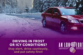 Longford County Council issued a road safety alert following the status yellow ice warning