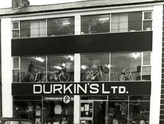 Durkin’s was always a family favourite for Christmas down through the years. Tom reckons he has bought more than his fair share of football boots there.