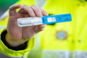 The man was charged with a drug-driving offence