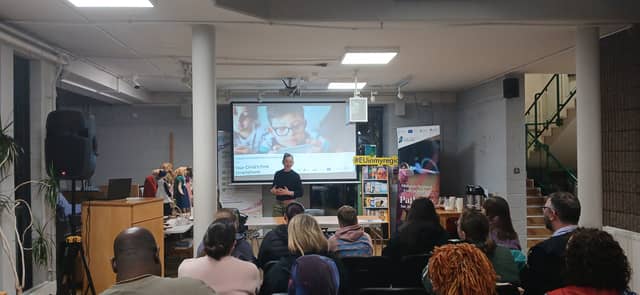 The seminar was for parents and guardians to know more about when and how to keep children safe online when they get a smartphone