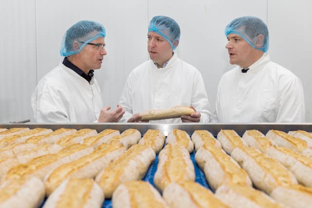Garry Walsh, CEO, Panelto Foods, Tom Kelly, Operations Director, Panelto Foods and Minister for Enterprise, Tourism and Employment, Peter Burke TD