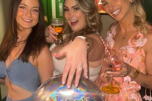 Mawdsley shared snaps with her 274,000 Instagram followers alongside the bride to be and Tipperary social media influencer, Niamh Cryan (see far left below).