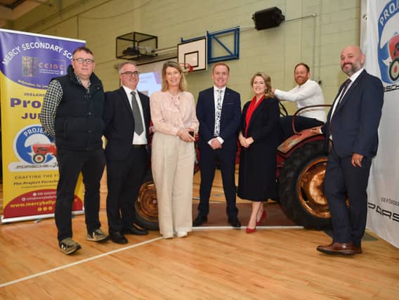 Sean Bohan, Colin Seery, Teresa Fallon, Gary Kenny, Martha O'Reilly, Donal Tansey and Pierre Boudin Picture: Frank McGrath