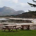 Old Head beach in Louisburugh, where a woman believed to be in 40s died from drowning