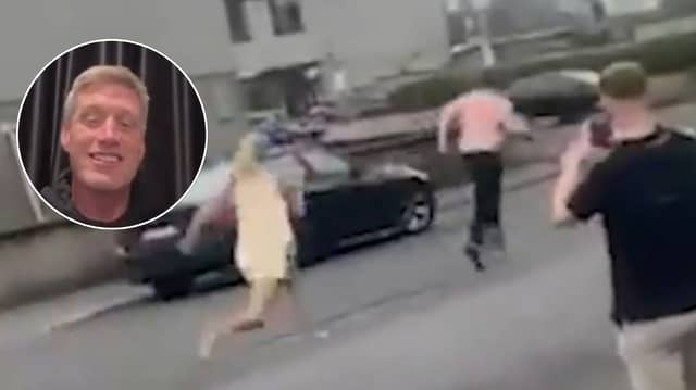 The video in question shows Irish 400m track star Sharlene Mawdsley 'racing' ex-Tipp hurler Buggy O'Meara down the streets of Thurles in the aftermath of the Premier County's all-Ireland win