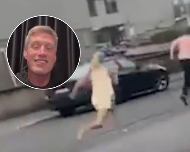 The video in question shows Irish 400m track star Sharlene Mawdsley 'racing' ex-Tipp hurler Buggy O'Meara down the streets of Thurles in the aftermath of the Premier County's all-Ireland win