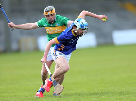 Longford goalscorer Niall Hawes pictured in action against Leitrim in the Lory Meagher Cup Photo: Syl Healy