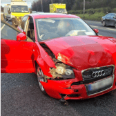 Driver tested positive for opiates, cocaine and benzos and was not insured