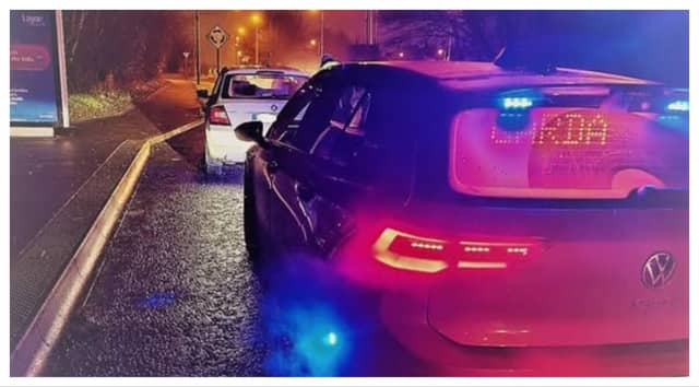 The driver of the vehicle held a learner permit and was unaccompanied as well as multiple other violations