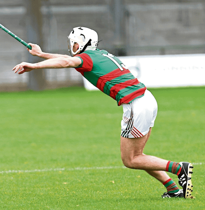 John Mulhern pictured in action for Wolfe Tones Photo Syl Healy