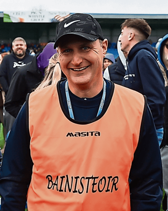 Dromard clubman Niall Vance, the manager of the Young Grattans squad