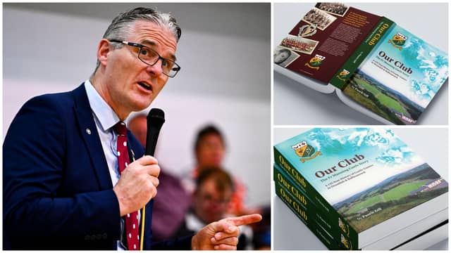 GAA President Jarlath Burns will launch ‘Our Club: The Fr Manning Gaels Story’ on Thursday, October 24