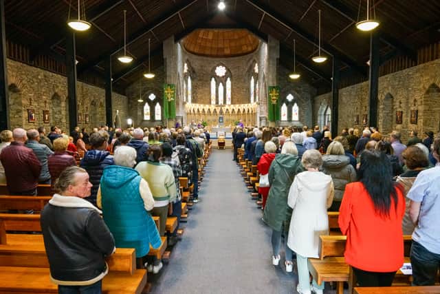The commentator’s son Aonghus told his funeral that, unknown to the family, his father had arranged several years ago to have his casket made by the Lynch family undertakers.