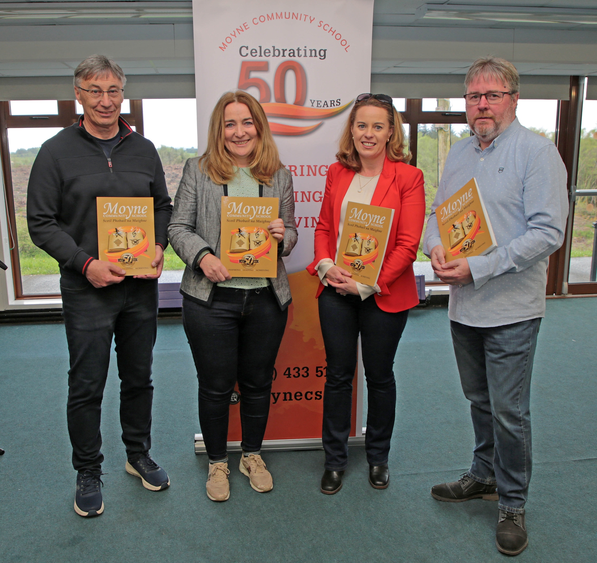 Paddy McPhillips, Editors Rose Keogh and Rose Hennigan and Des Cullen  Picture; Shelley Corcoran