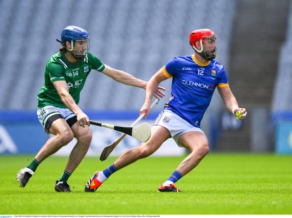 Joe Rabbitt pictured in action for Longford against Fermanagh in the Lory Meagher Cup Final at Croke Park on Sunday Photo: Ray McManus/Sportsfile