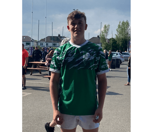 Ireland Rugby League U-16 International Conor Meadows from Killoe