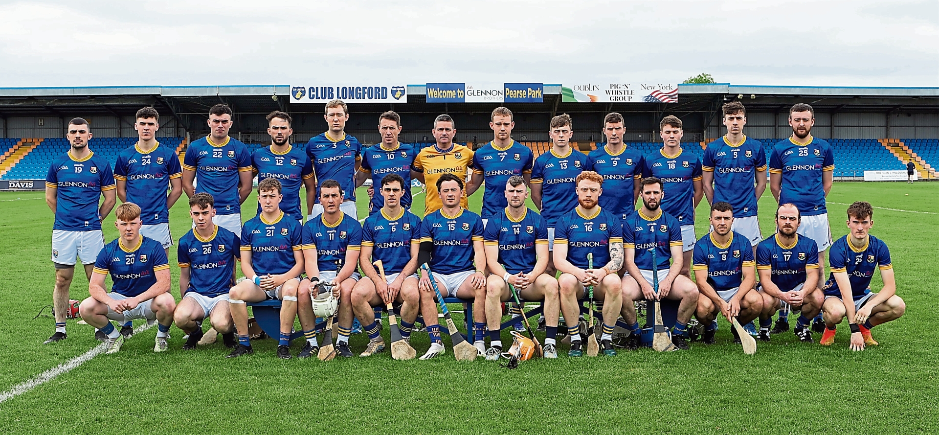 The Longford senior hurling squad pictured before the recent Lory Meagher Cup Round 5 game in the group stage against Fermanagh at Glennon Brothers Pearse Park Photo: Syl Healy