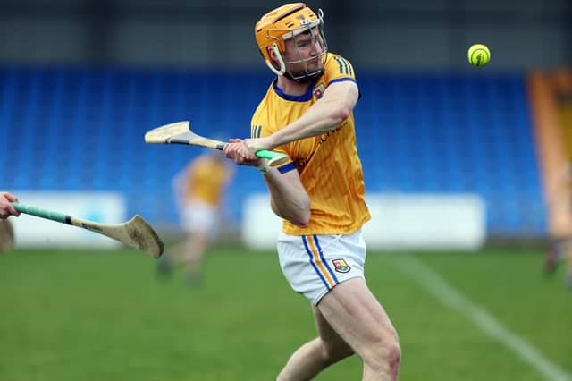 Tipperary native Cian Darcy pictured in action for Longford against Lancashire in the Lory Meagher Cup Round 1 clash at Glennon Brothers Pearse Park on Saturday Photo: Syl Healy