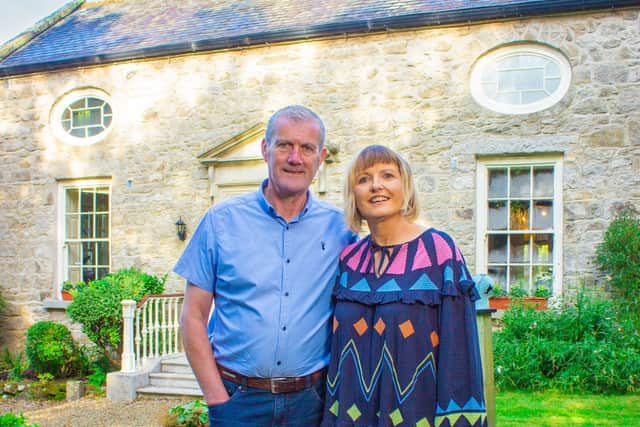 Kieran and Maire Barrett live in a Georgian Granite House with their daughter in Co. Wicklow. 