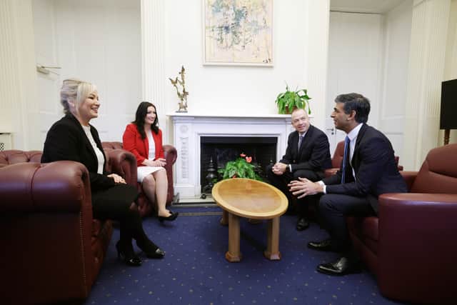Earlier on Monday, Mr Heaton-Harris also dismissed the prospect of a border poll when asked about Ms O’Neill’s suggestion.