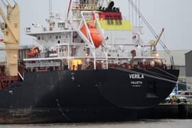 The Verila - docked at Foynes Port | PICTURES: Brendan Gleeson