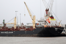 The Verila - docked at Foynes Port. Picture: Brendan Gleeson