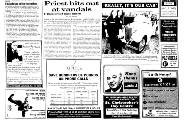 He regained his Dáil seat following the Friday, June 6, 1997 general election as he secured 5,696 first preference votes but lost it again at the 2002 general election to Mae Sexton of the Progressive Democrats. Also elected in ‘97 were Albert Reynolds, Denis Naughten and Sean Doherty.