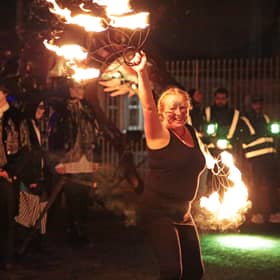 2025 Longford Dead of Night Halloween Festival Fire and Shadows